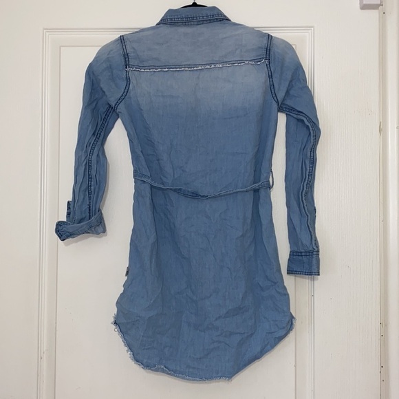 Silver Jeans Tunic with Belt Adjustable Sleeves Size 12/14 - Picture 3 of 9